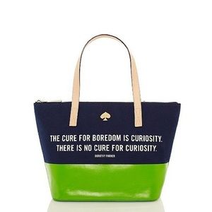 EUC Kate Spade “cure for boredom” tote